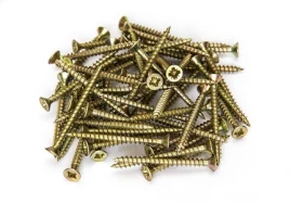 фото товара Саморезы жёлтые по дереву 120 мм